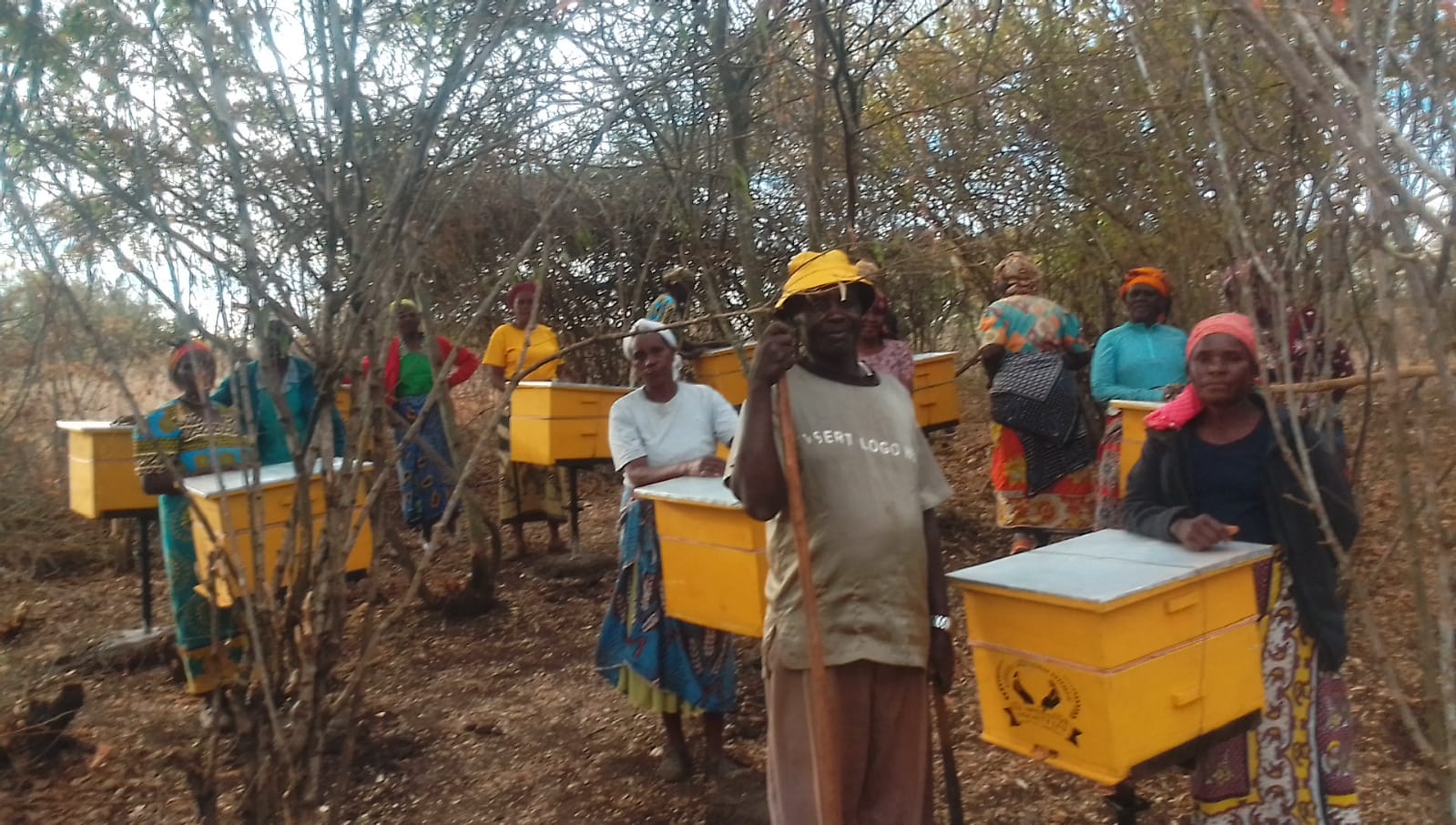 Demo on beekeeping for income generation